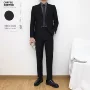 男士修身免烫职业西服