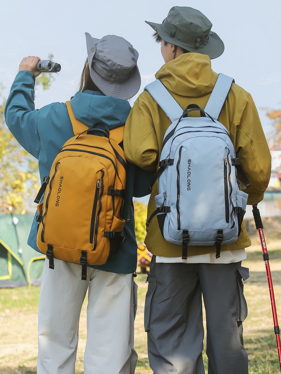 New Fashionable Trendy Backpack for Men and Women, Large Capacity Backpack, Mountain Style Outdoor Sports Skiing and Mountaineering Bag