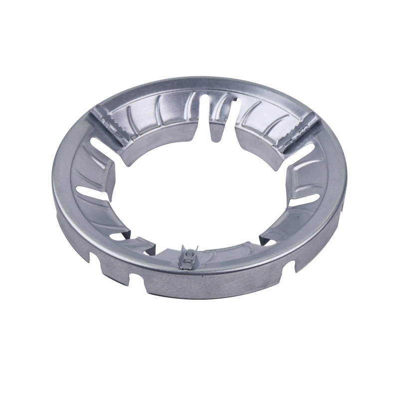 Серебряная газовая плита с пламенным ветрозащитным колпаком бытовая газовая плита с энергосберегающим кольцом универсальный противоскользящий лобовый кронштейн