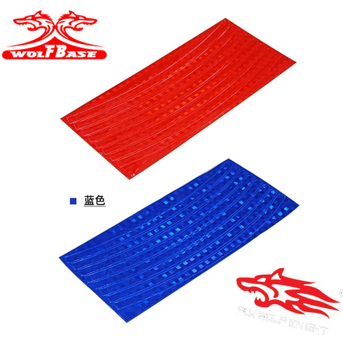 Bicycle reflective stickers, motorcycle tire stickers, mountain bike wheel reflective strips stickers, manufacturer custom wholesale