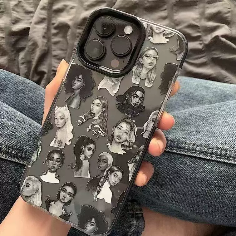 Аппле, iPhone 16, двухцветный чехол для телефона, iphone, 15promax