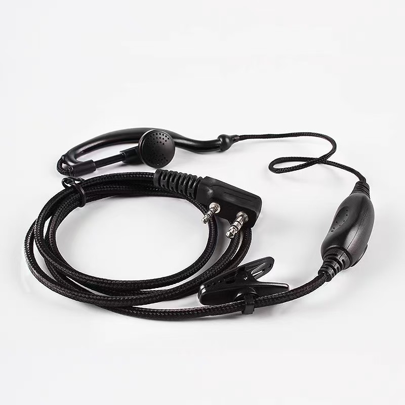 Baofeng intercomunicación auriculares cable auriculares 711 auriculares trenzados Baofeng BF-UV5R 888S fábrica especial