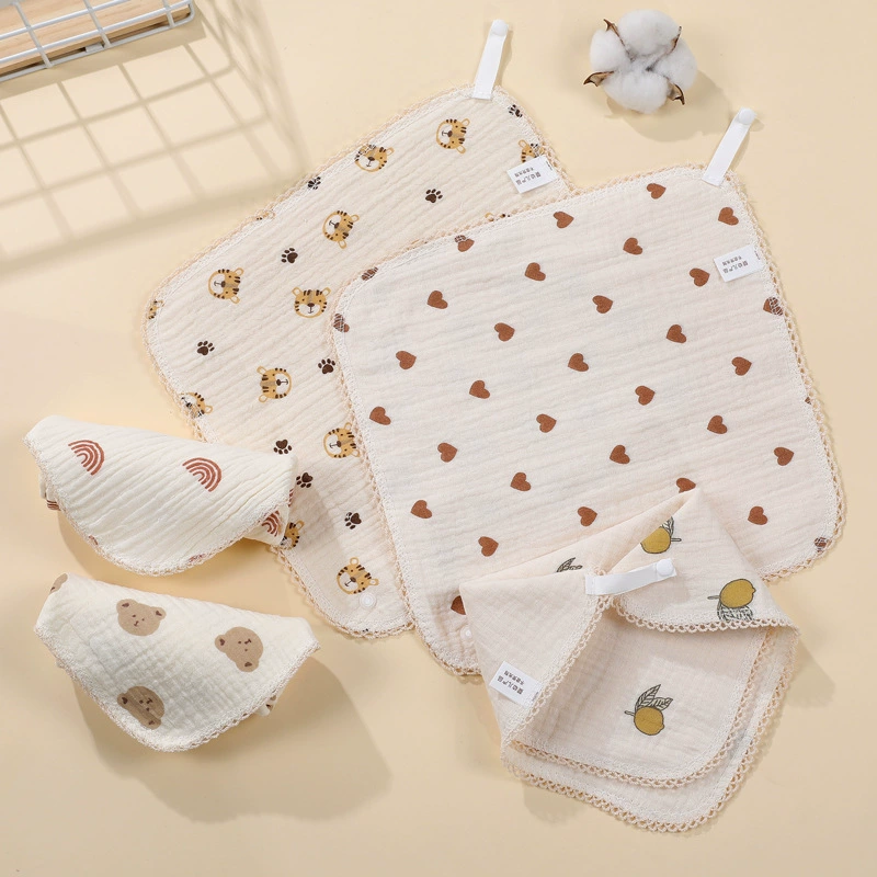 Children's cotton eating bib, scarf for new born
