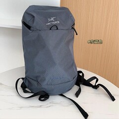 鸡骨架15L格子背包新款男女户外大容量格子轻便多功能双肩背包
