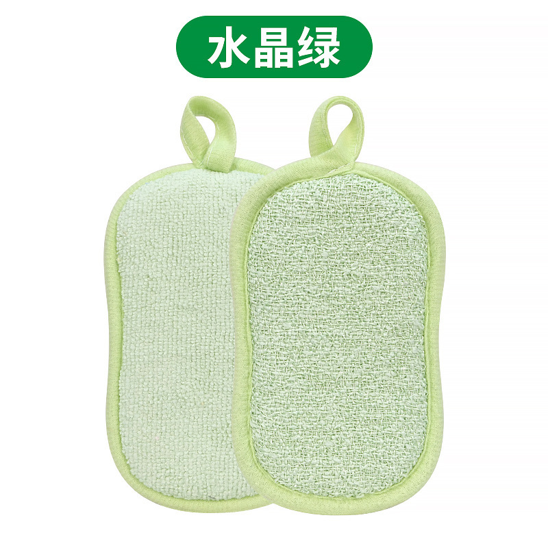 8の字スパンコールタオルブロック食器洗いスポンジたわしキッチン雑巾マジックワイプ家庭用両面工場卸売|undefined