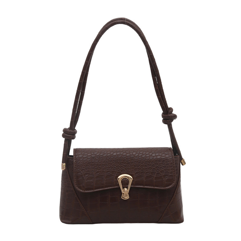 Bolso de hombro, color sólido, diseño de nicho, bolso femenino, 2025 primavera, nueva tendencia, bolso de mensajero coreano, bolso cuadrado pequeño femenino