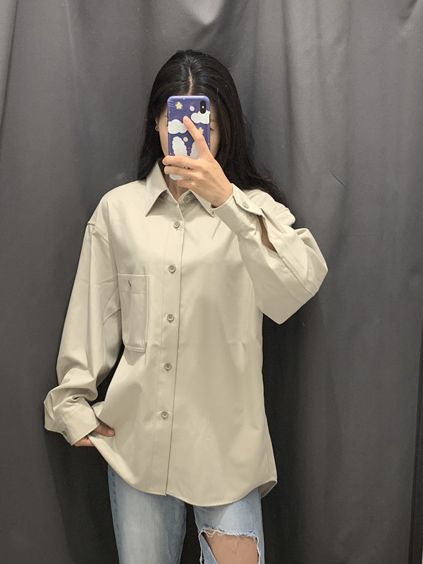 URAZ男装/女装25新款秋冬斜纹宽松衬衫长袖休闲衬衣483132/480654|undefined