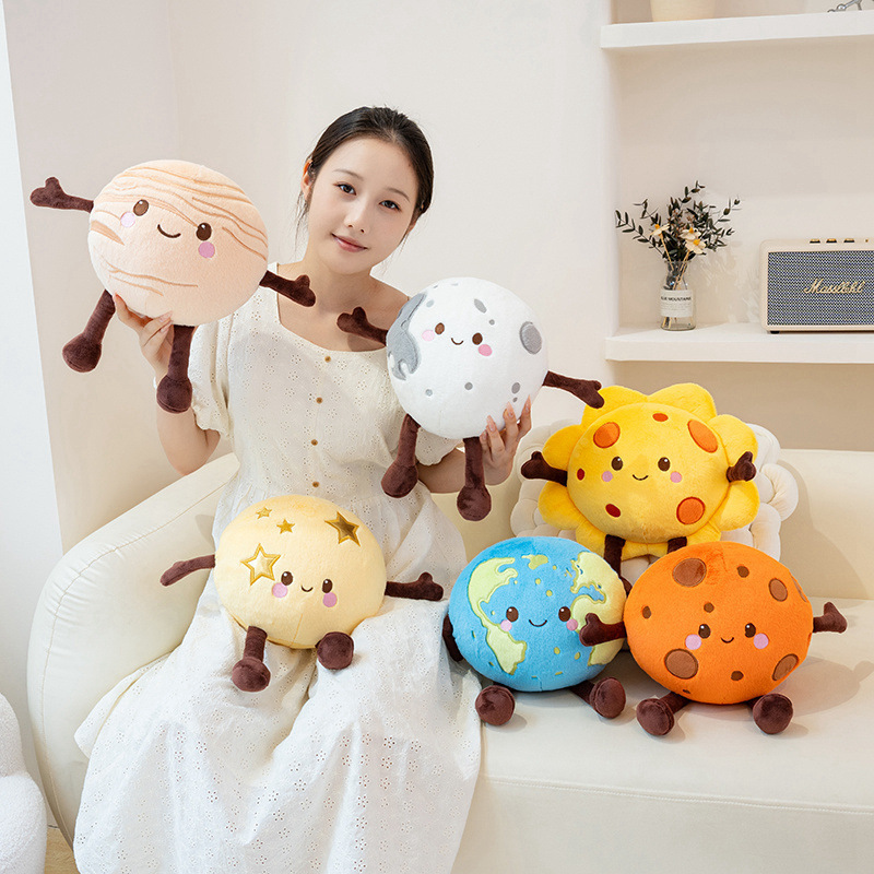 Cartoon Earth Doll Plush Toy Small Earth Pendant Bag Keychain Pendant Keychain
