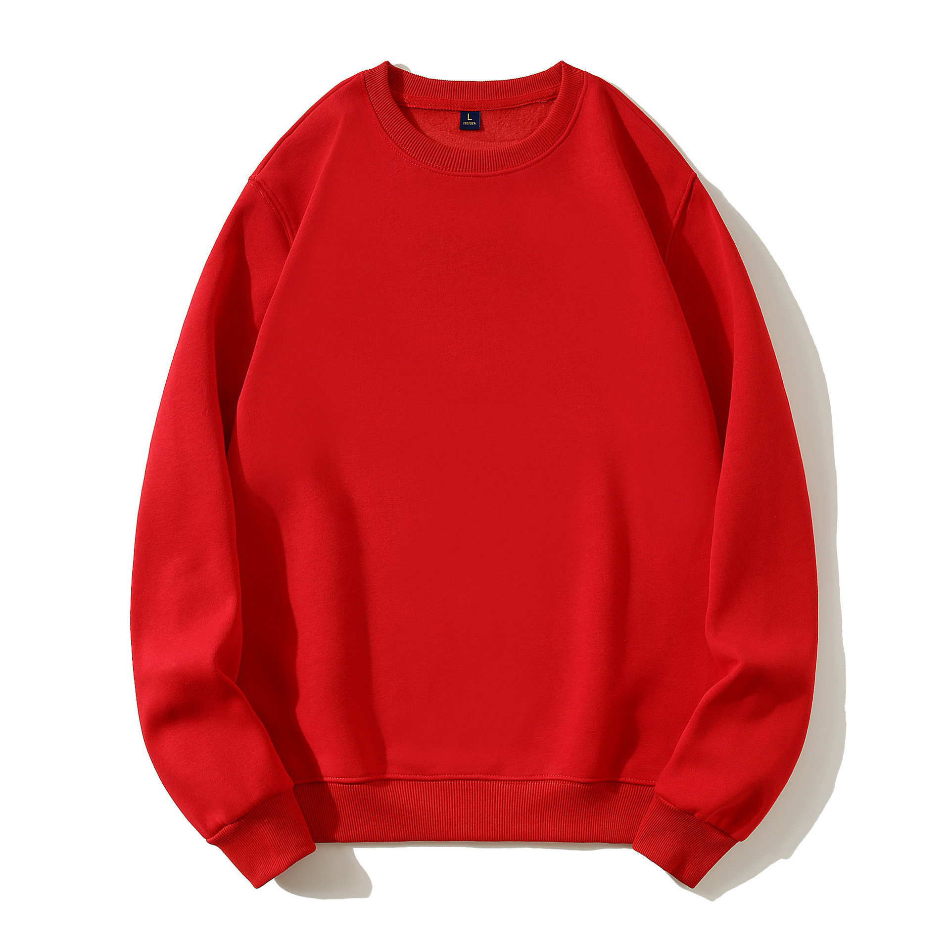 Camisas publicitarias de hombro de gran tamaño, camisas culturales, ropa de empleados, camisas de algodón de cuello redondo sueltas, logotipo impreso personalizado