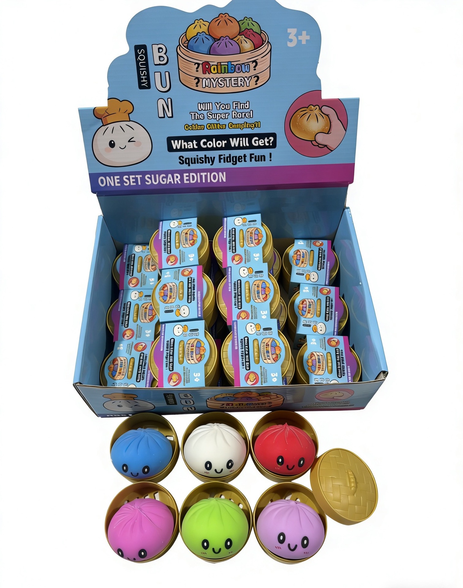 Bamboo de pellizco, suave, lindo, lento, rebote divertido, juguetes de pellizco de pellizco portátiles, adornos de oficina