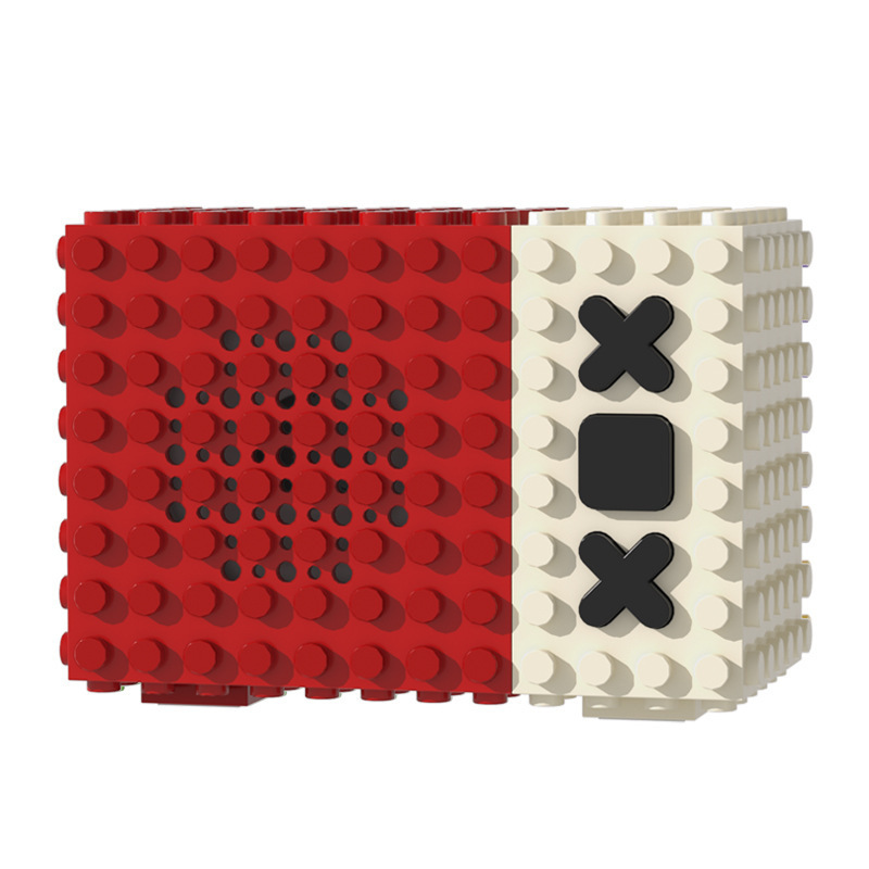 レゴブロックと互換性のあるBluetoothスピーカー子供用DIY教育玩具小型オーディオデスクトップ装飾品学生ギフトバッチ|undefined