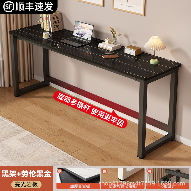 [12MM 두꺼운 암석판] 로렌 블랙 골드 패널 + 블랙 프레임 (10년 보증)