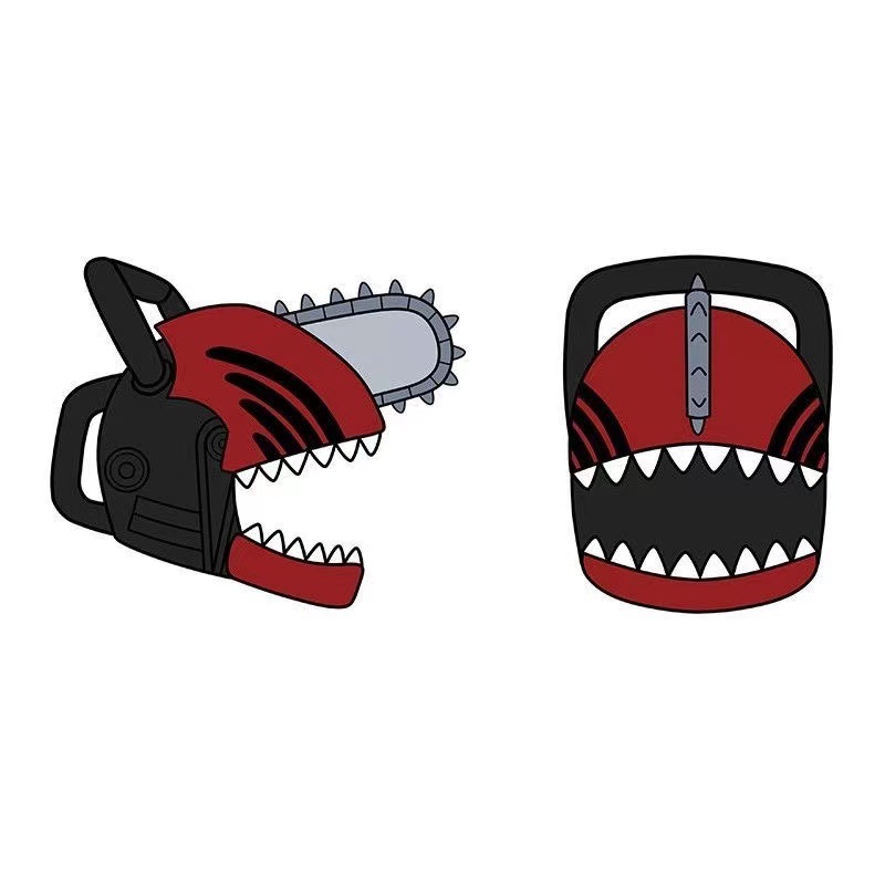 Anime de dos dimensiones periférica muñeca de dibujos animados máscara de felpa caliente creativa parodia sombrero almohada regalo para las mujeres