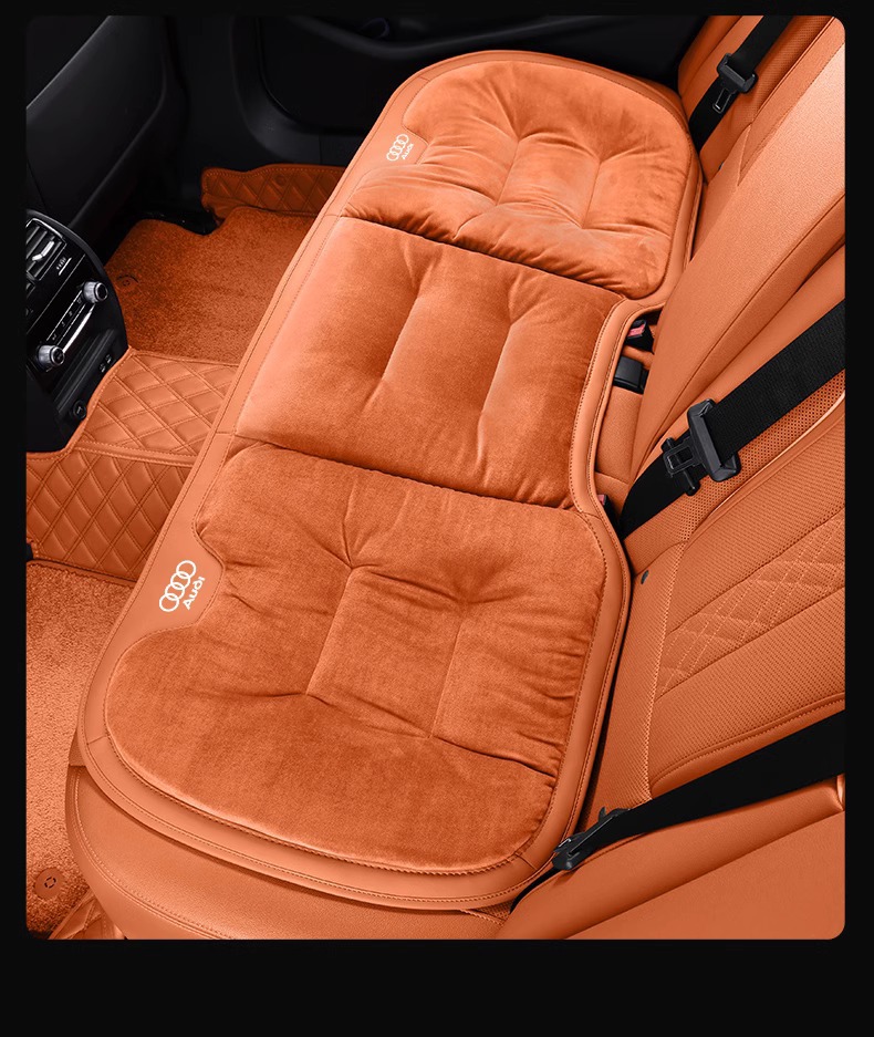 Suitable for Audi A3/A4L/A6L/A7L/Q3/Q5L/Q7 car cushion winter plush rear integrated cushion
