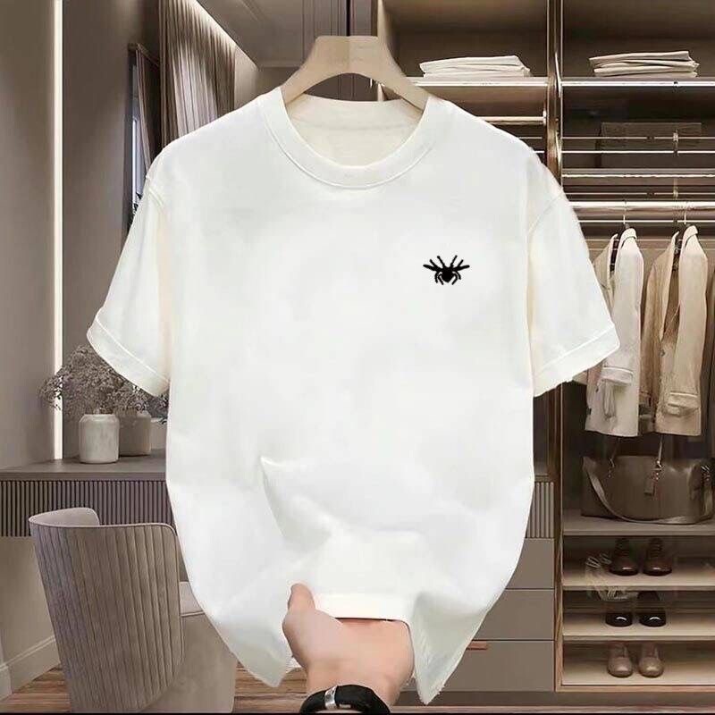 Little Bee Short-Sleeved Men's Summer European-Style Light Luxury Business Fashion Simple Versatile Loose Korean-Style High-End T-Shirt for Men Little Bee Short-Sleeved Men's Summer European-Style Light Luxury Business Fashion Simple Versatile Loose Korean-Style High-End T-Shirt for Men