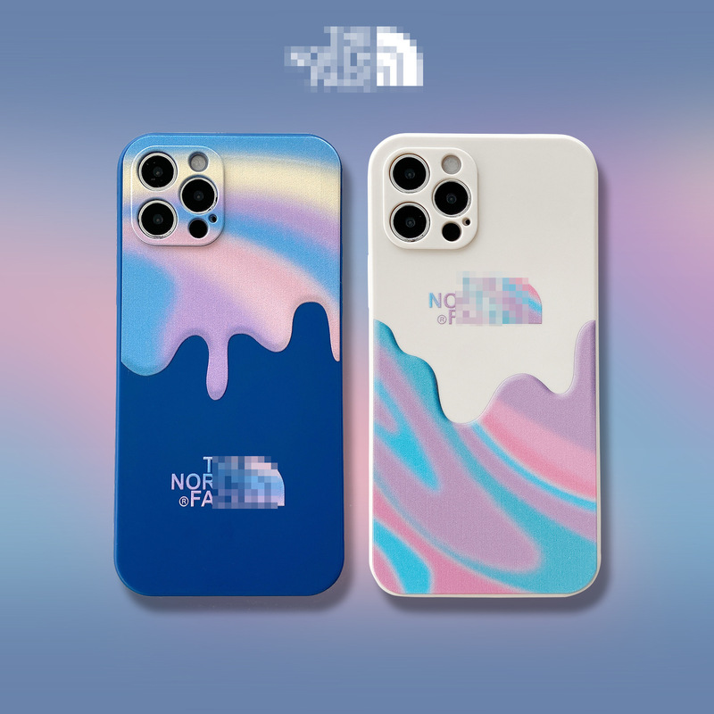 Suitable for North Face Watercolor Painting Apple 17 Pro Max Phone Case iPhone 11 Pro Personalized 7P Protective Case X Rubik's Cube