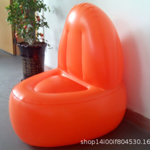 Amazon lazy sofa inflatable foldable recliner outdoor sofa bed with pedal comfortable combination flocking sofa