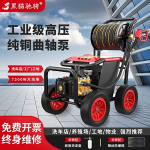 Black Cat Commercial Car Wash Machine 220v Ultra-High Pressure Washer High-Power Industrial Grade Pressure Water Gun Pump for Floor Cleaning