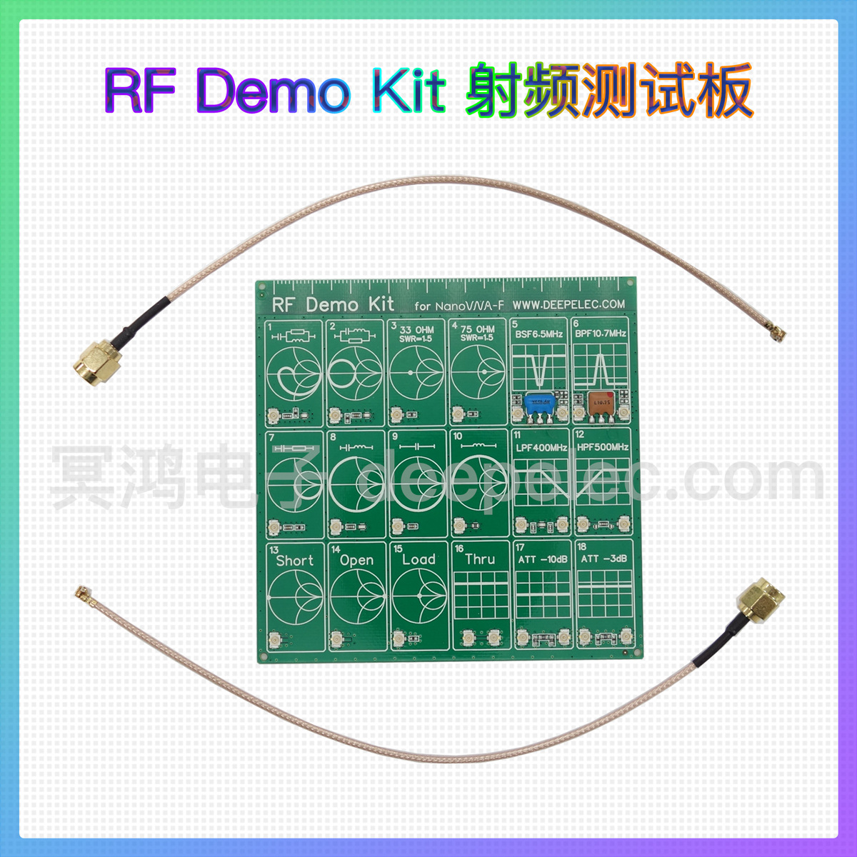 RF Demo Kit NanoVNA ���l�yԇ�� ʸ�W�yԇ �V���� ˥�p��