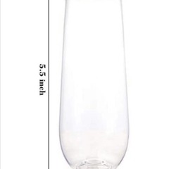 New Manufacturer Wholesale Disposable 9oz PET Whiskey Glasses Champagne Glasses Gold-Plated Cups Party Gathering Plastic Cups