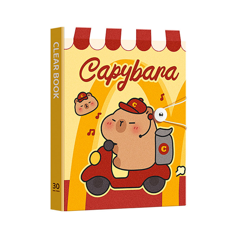 A4 multi-capa carpeta estudiante prueba papel transparente dibujos animados órgano bolsa negocio oficina archivo carpeta papelería almacenamiento artefacto