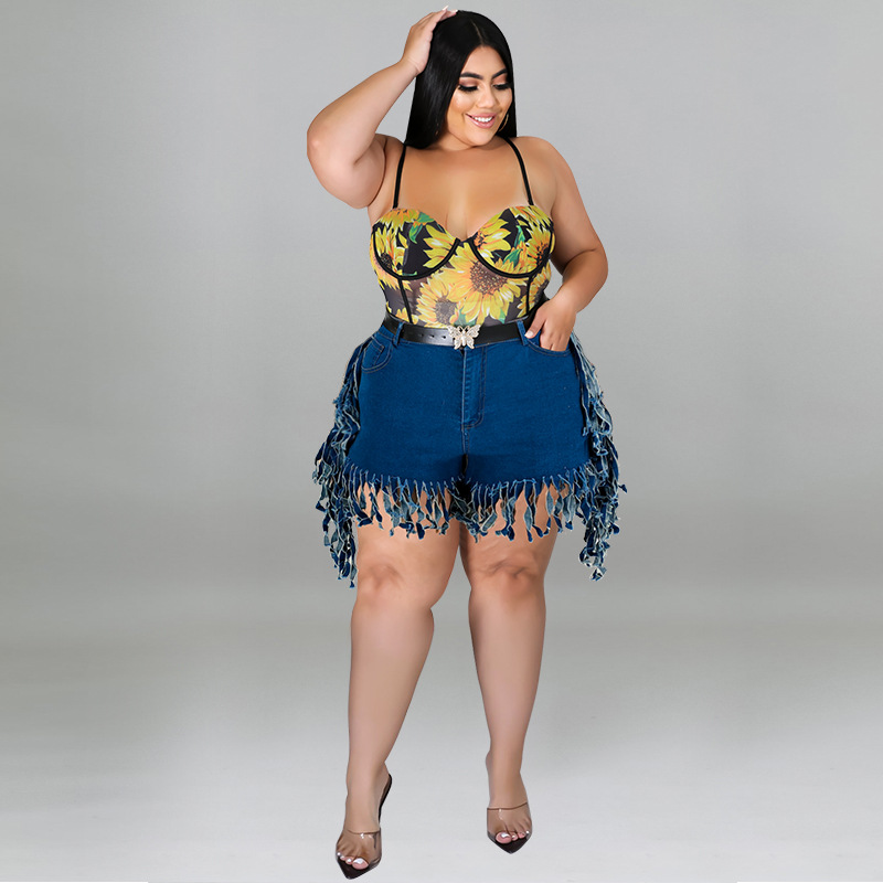 Women's Clothing Women's Sexy Tassel Denim Shorts Style Fashion For Formal & Casual For Women Sexy Tassel Denim Shorts_ecoleips.com