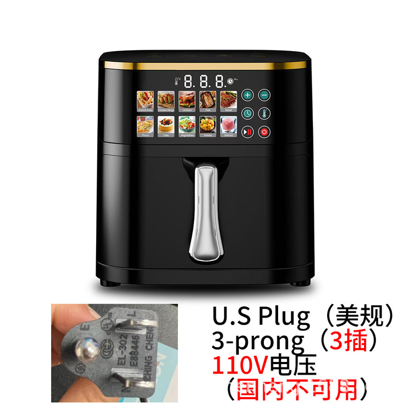Air fryer空气炸锅10升大容量电烤箱一体机家用智能彩屏跨境专供|undefined