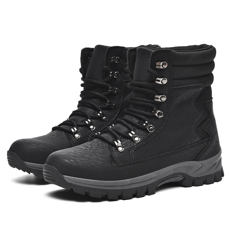 Zapatos de pareja grandes transfronterizos botas de hombre y mujer entrenamiento de campo al aire libre caminata botas martin botas impermeables