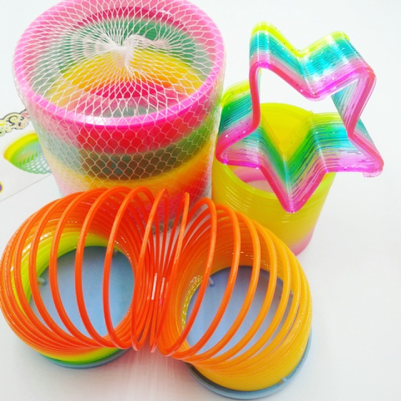 Rainbow Circle Protean Luminous ring children Toys Elastic force Manufactor wholesale wholesale