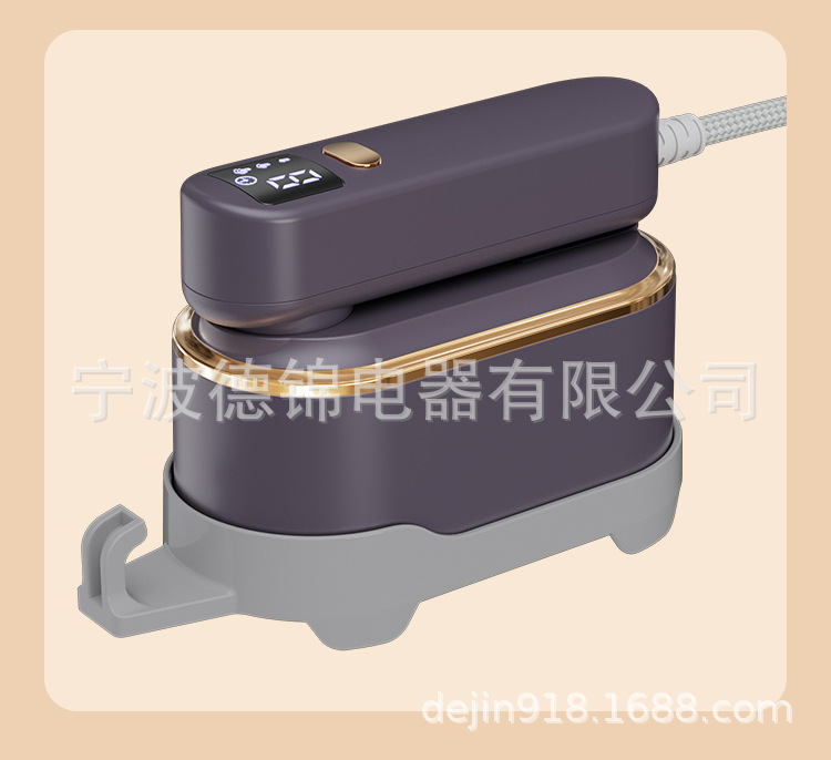 跨境手持挂烫机家用熨斗小型三档数显熨烫机便携折叠电熨斗烫衣服