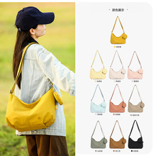 秋冬新款复古经典日系通勤腋下包大容量休闲时尚多巴胺单肩斜挎包