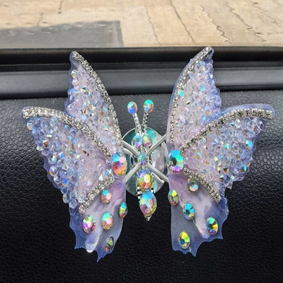 Car ornaments a High-End Feel, Healing Adhesive - sprinkle-diamond-purple