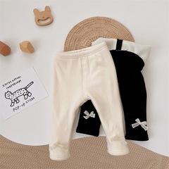 嬰兒褲子秋冬季外穿長褲童裝女寶寶洋氣公主大PP褲小童打底褲冬裝