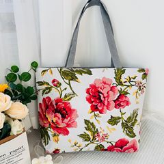 新商品の花布バッグ工場は直接加工してオーダーメイドのキャンバスバッグを提供します。