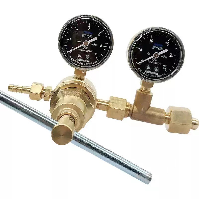 华青高压氮气减压器YQD-370 （6*25 高压氮气表