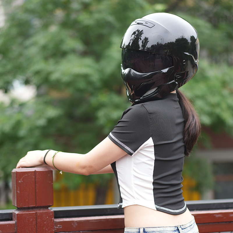 Casco Scorpion de segunda generación con certificación 3C, casco integral para motocicleta, casco combinado Ghost Face Warrior, para todas las estaciones, para motocicleta eléctrica, protector, cortavientos, con reducción de ruido