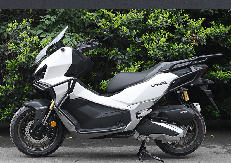 Suitable for Xin Da Zhou Honda Ns150Xc Protective Bars, Front and Rear Exhaust Pipe Bumpers, Anti-Fall Rear Tail Frame, Modified Windshield