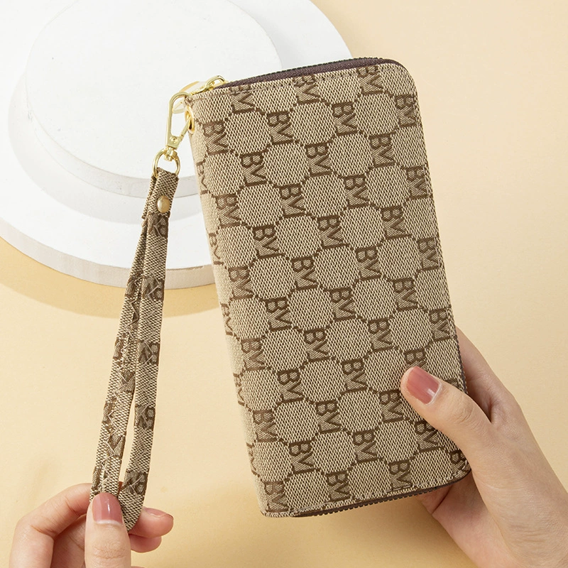 Длинный кошелек на молнии, модная небольшая clutch
