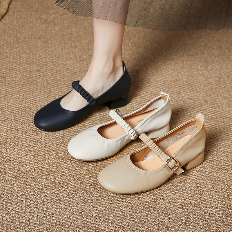 Scarpe mary jane da donna in vera pelle - calzature casual_voghion.com