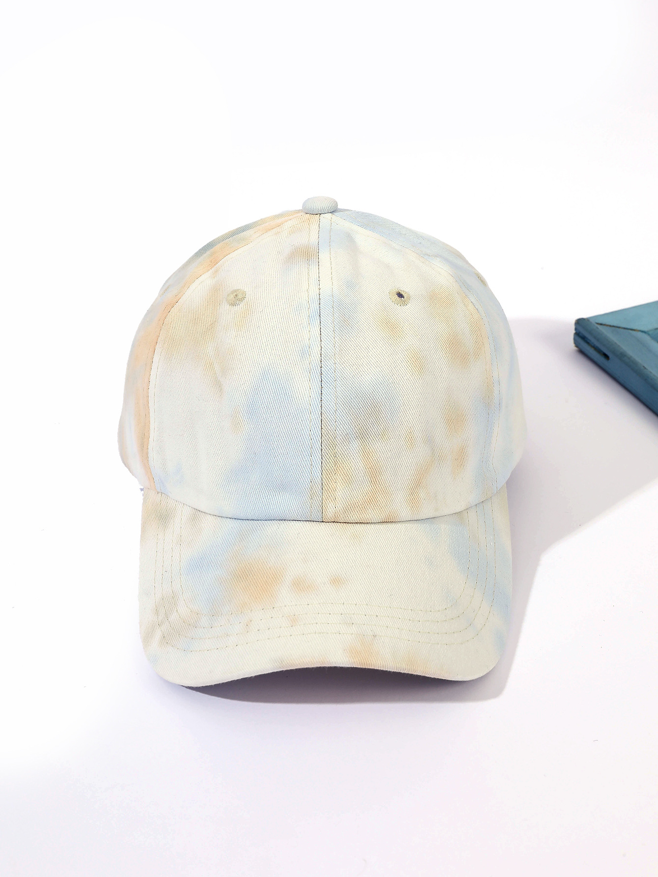 Nueva gorra de béisbol de color degradado teñido de corbata para hombres y mujeres de estilo coreano color de la calle gorra de primavera y verano sombrero de Sol de moda