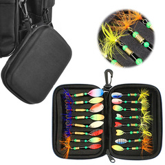 EVA Lure Storage Bag with External Attachment for Waver and Rotating Composite Flash Lure Set, Wholesale Fishing Gear Bag