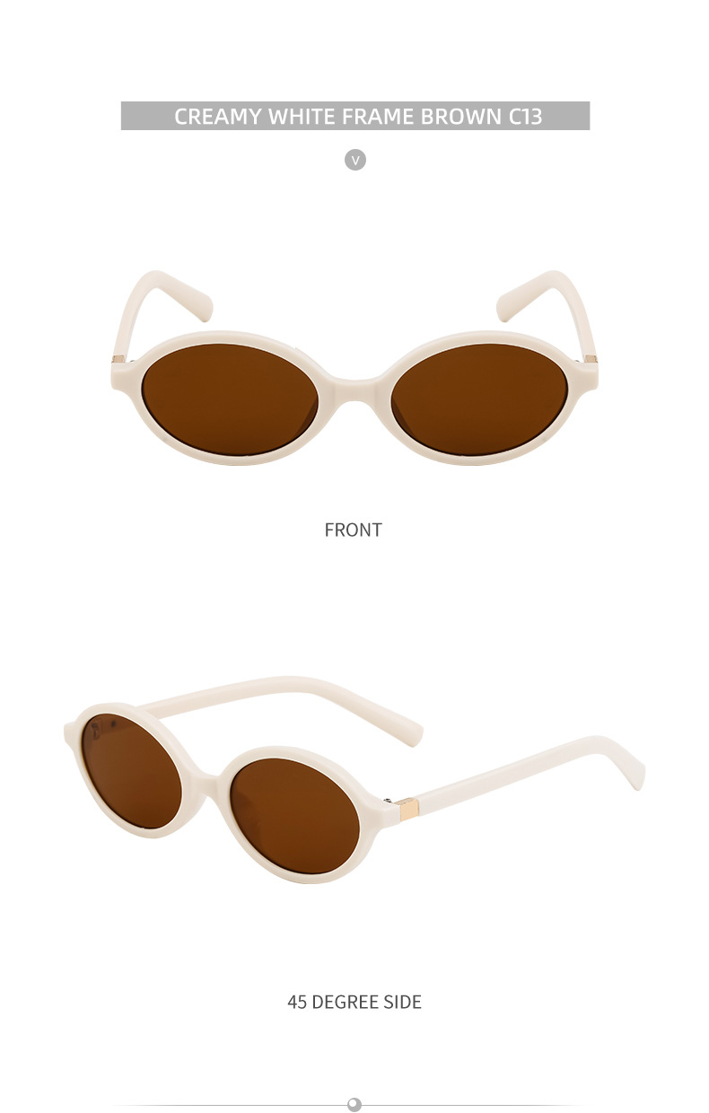 45g Weight Full Frame Glasses Structure Sunglasses Classification Pc Lens Material Round Frame Glasses Style Outdoor, Travel Occasion Solid Color Pattern Unisex Gender Simple Style Style Simple Style Solid Color Pc Round Frame Full Frame Glasses 10
