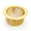 Cross-border spot crystal pipe filter Mesh cap 16mm pipe filter Mesh cap brass filter Mesh cap