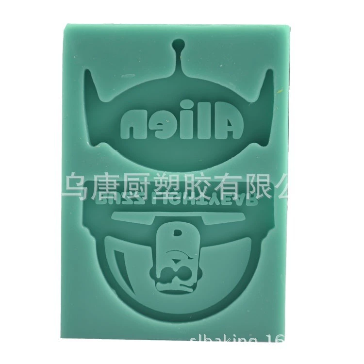 Bass Light Year Alien Font Sugar Cake Mold Animation Bass Light Year Font Sugar Silicone Tool Silicone Mold