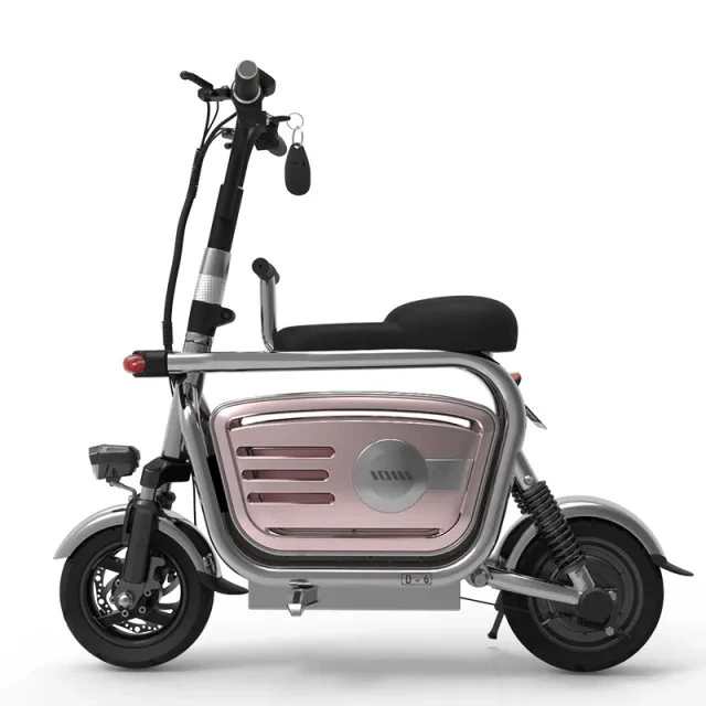 Women Motorcycle Folding Electric Scooter With Child Seat