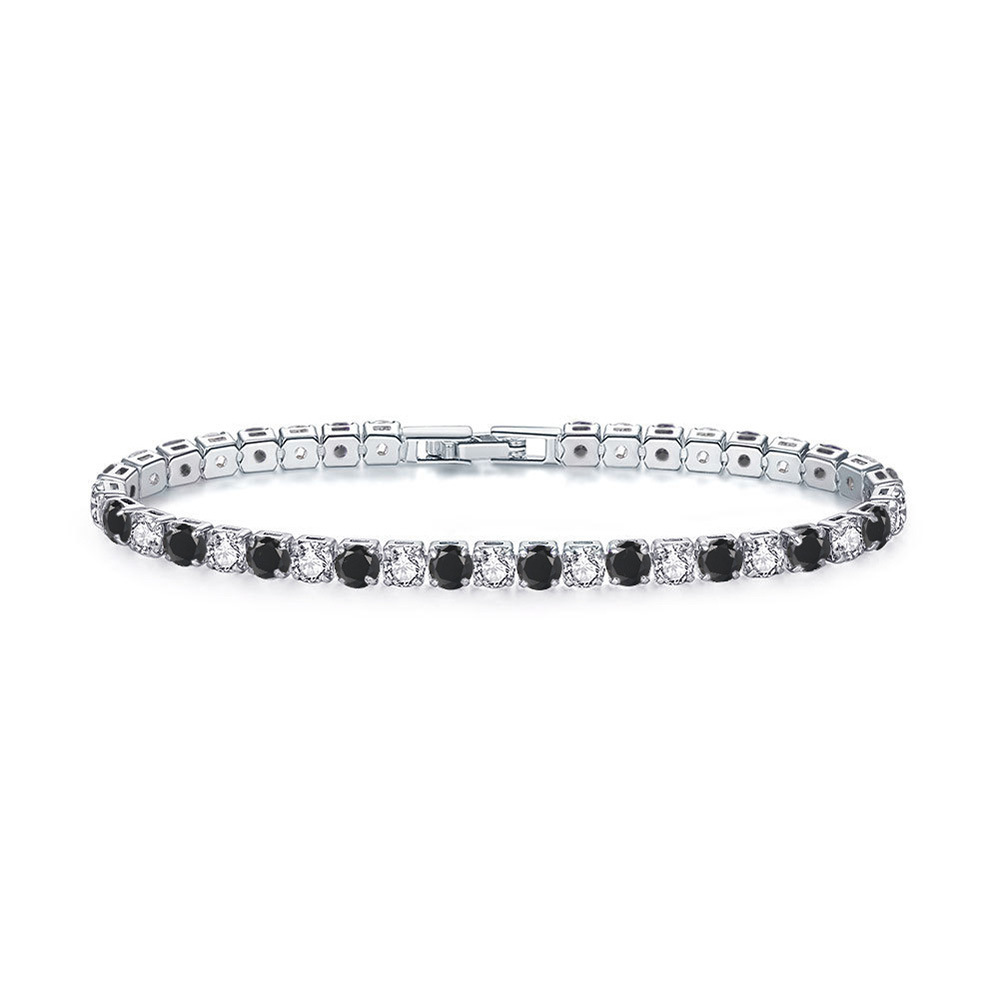 Zircon Inlay Material Bracelets Classification Lady Geometric Copper Plating Inlay Zircon Bracelets
