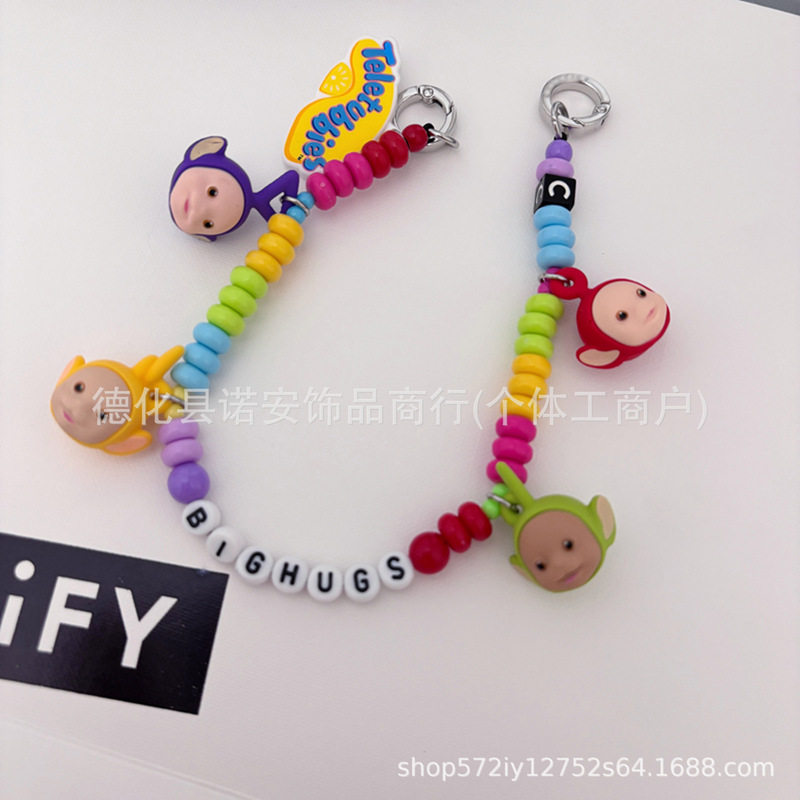 CASE联名Teletubbies天线宝宝手机链多功能双扣钥匙圈手机壳挂绳|undefined