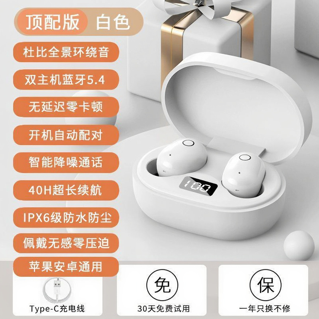 Nuevos auriculares Bluetooth para mujeres J15 auriculares inalámbricos mini lindos chicas de alta calidad de sonido cómodo E6S