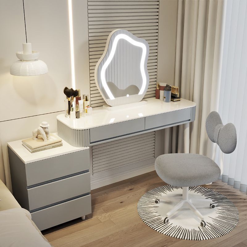 그레이 120 테이블 + 캐비닛 + 거울 + 팬더 의자