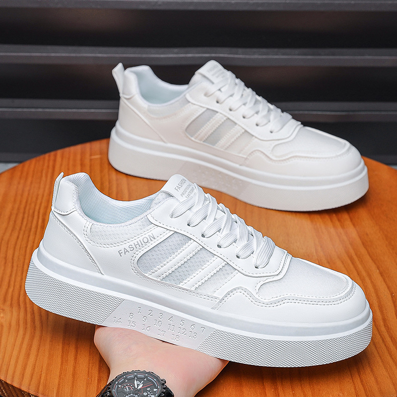 2026 nuevo verano transpirable malla zapatos blancos estudiantes de moda universal skate casual zapatos deportivos zapatos de moda hombre